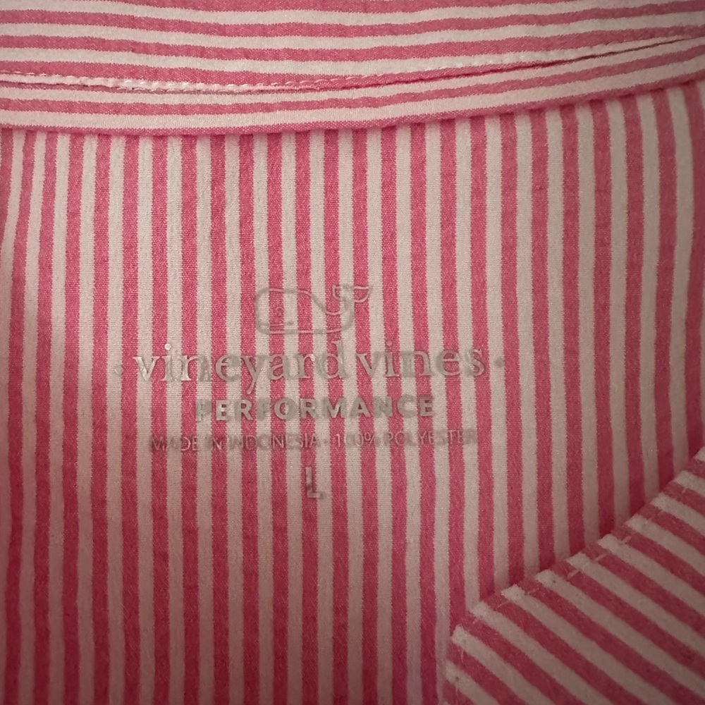 Vineyard Vines Pink Striped Mini Dress - Picture 2 of 2
